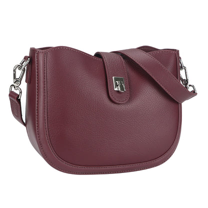 Elegant Vintage Saddle Shoulder Bag – Classic & Stylish